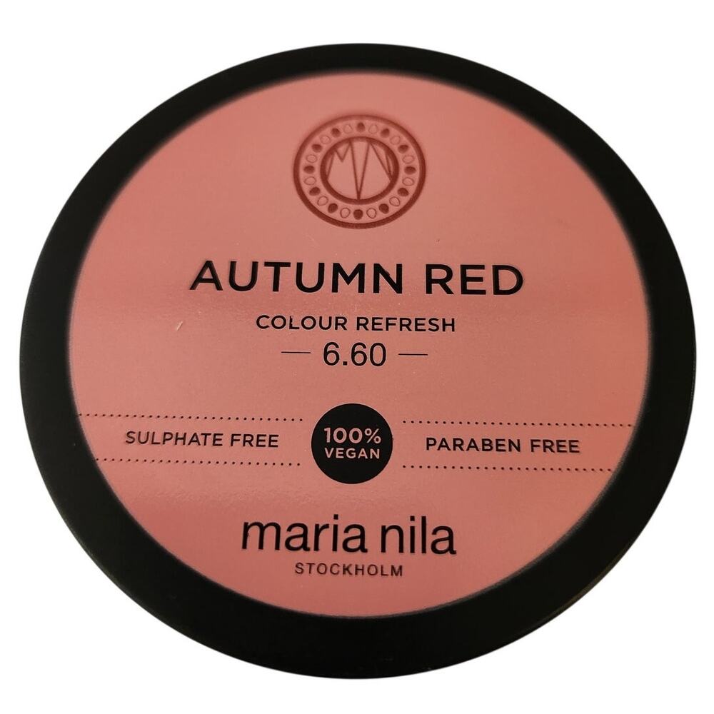 Maria Nila Colour Refresh Autumn Red 6.60 100 ml | Vegan & Sulfate-Free - New